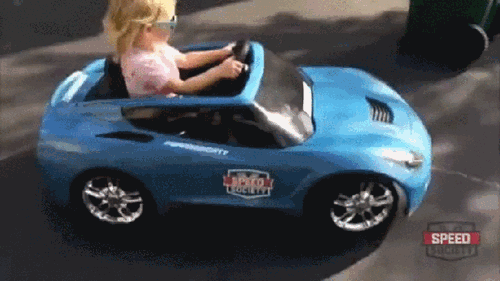 
               Meilleures images blagues  Future championne de Rallye 
              