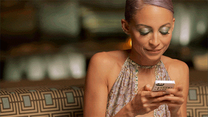 
               Meilleures image drole  Blonde et smartphone 
              
