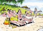 
               Meilleure image drole  C'est l'amour à la plage 
              
