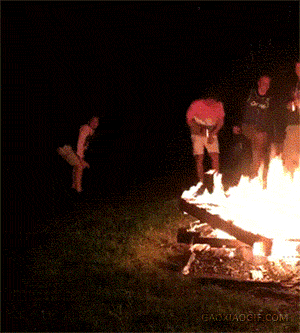 
                le feu au... 
              