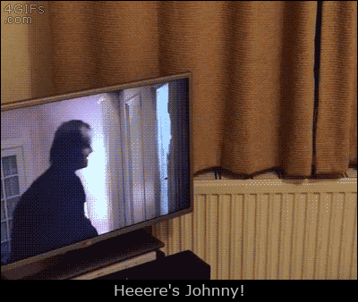 
               Meilleures image drole  Frayeur à la TV 
              