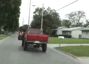 
               Meilleures images droles  Comment bousiller un pick-up 
              