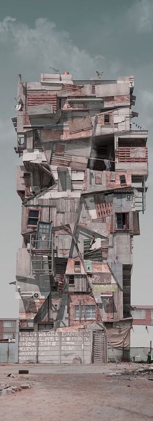  Image plaisante  Projet d'une construction d'immeuble dans une fav
              