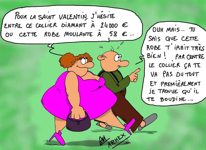  Image cocasse  St Valentin 
              