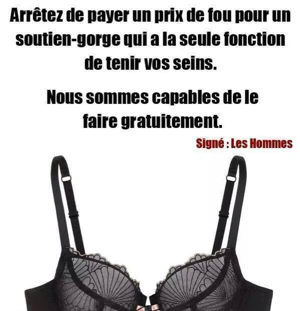  Image amusante  Soutien-gorge ... 
              