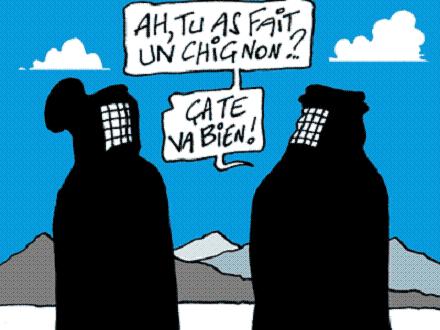 Image hilarante  Le chignon , photo blague
              