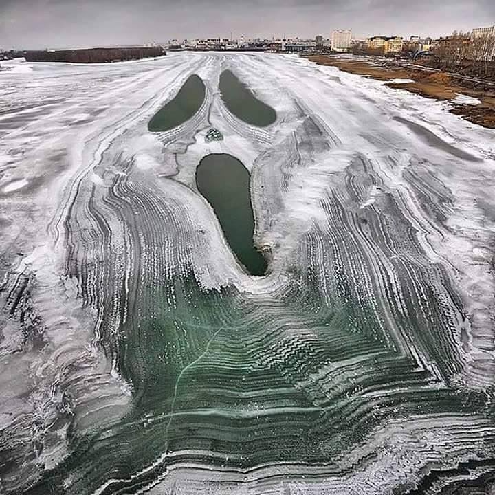  Image hilarante  la rivière de la peur -Russie , photo blague
              