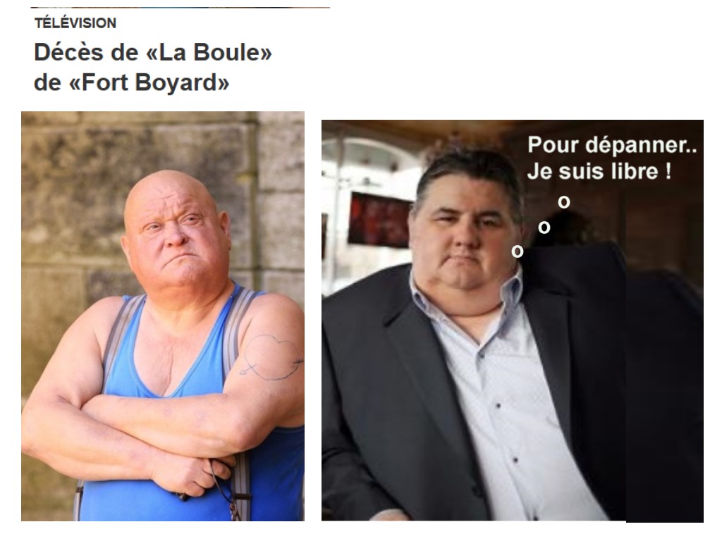  Image cocasse  FORT BOYARD CONTINUE , photo blague
              