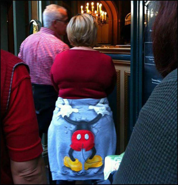  Image cocasse  Sacré Mickey! 
              