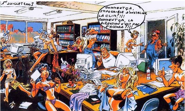 
               Meilleures images droles  Vive la clim 
              