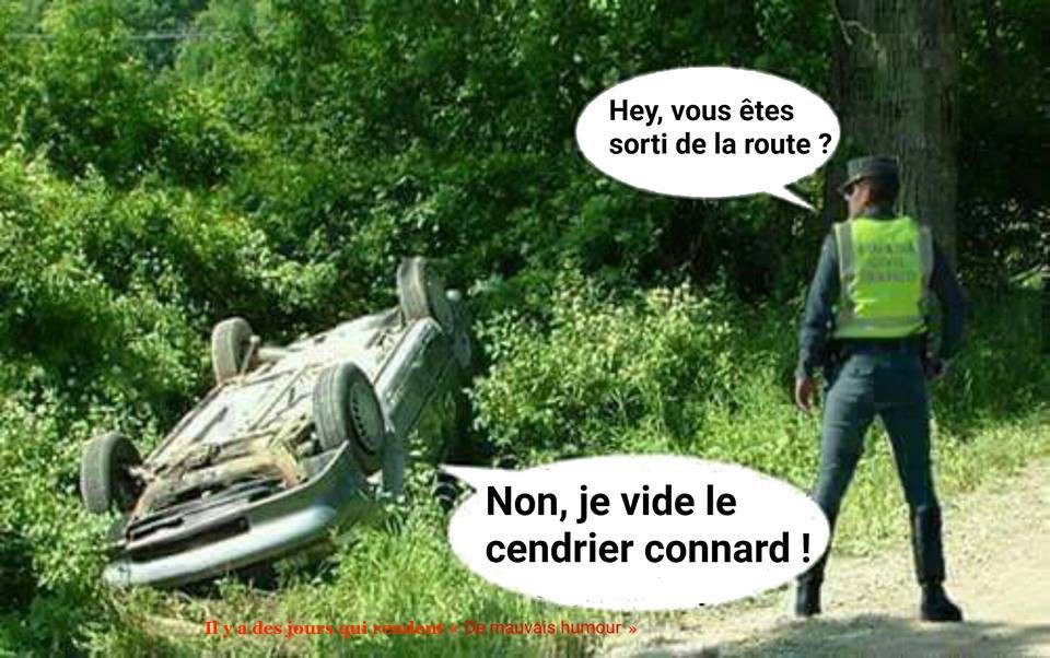  Image marrante  L'heure de la sortie du boulot le vendredi... , photo blague
              