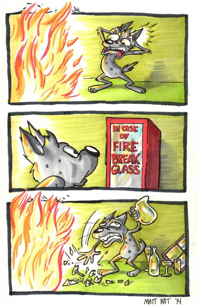 
               Meilleures image drole  Au feu 
              