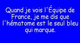  Image cocasse  allez les bleus , photo blague
              