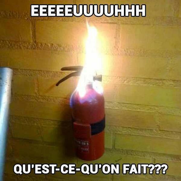 
               Meilleures image drole  Au feu ! 
              