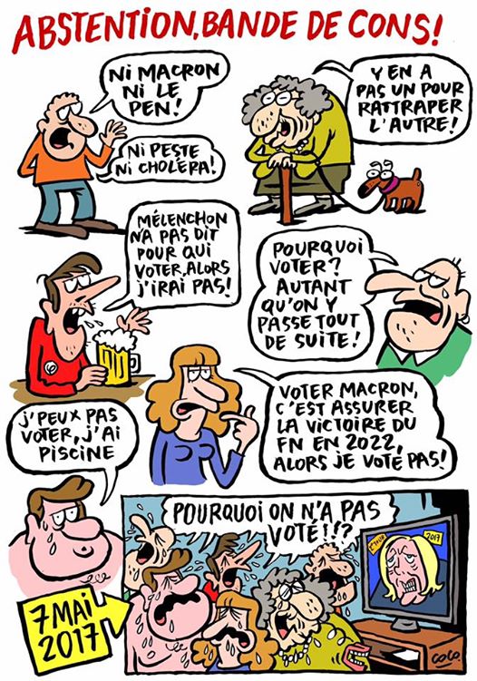  Image amusante  Ne laissez pas les autres voter à votre place ! , photo blague
              