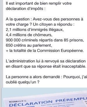 
               Meilleures image drole  Les impots 
              