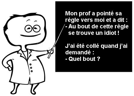 
               Meilleures image drole  Le Prof et règle 
              