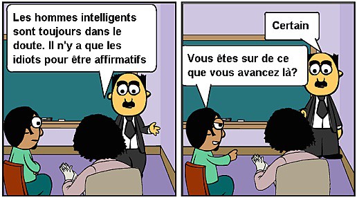 
               Meilleure image drole  Le prof de philosophie. 
              