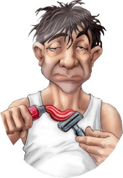 
               Meilleures image drole  Distrait le matin, ATTENTION!!! 
              