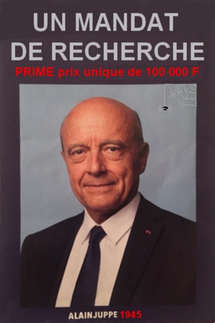  Image marrante  Nouvelle affiche Juppé Prisunic 
              