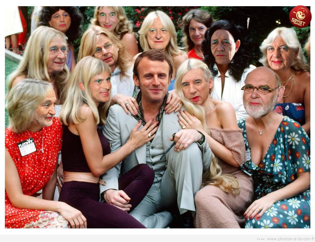 
               Meilleures image drole  Macron entouré de ses soutiens 
              