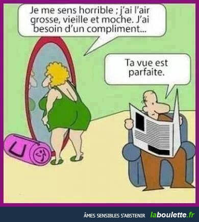 
               Meilleures images drôles  Complexée? 
              