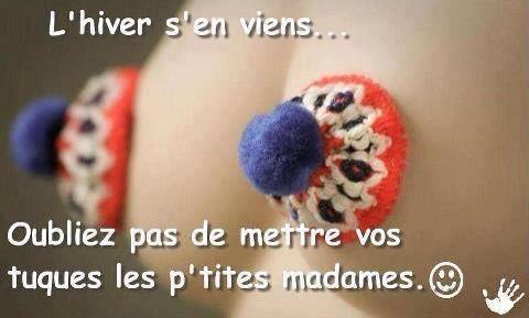 
               Meilleures image drole  évitez les froid mesdames 
              