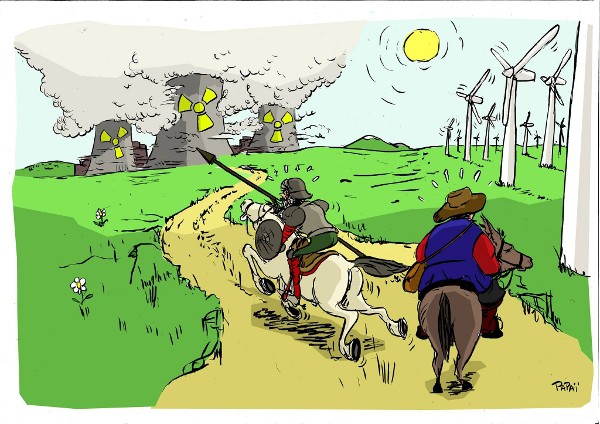  Image tordante  À l'affiche, Don Quichotte et Sancho Panza : Les 
              