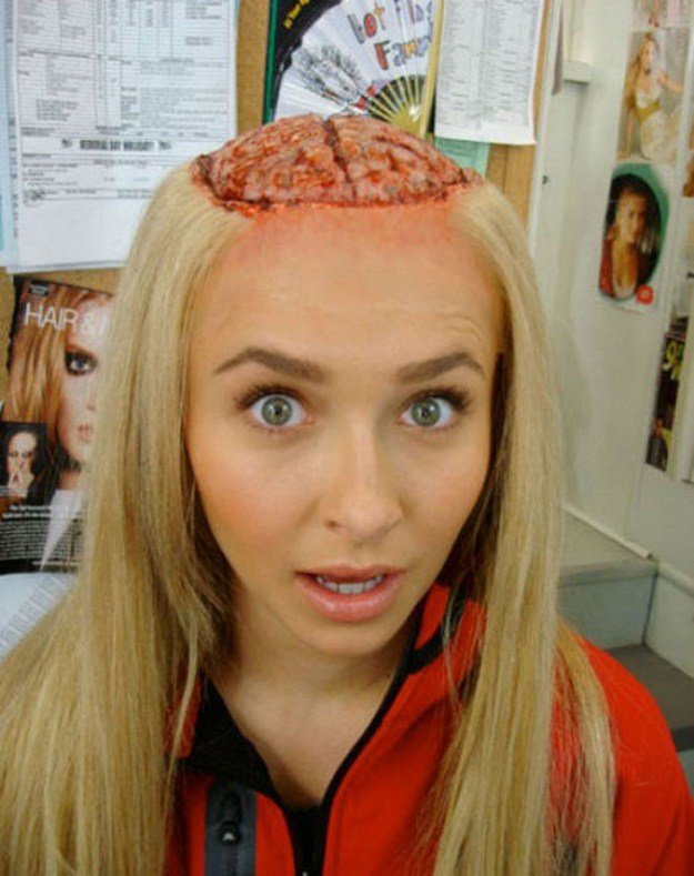  Image marrante  Blonde avec cervelle 
              