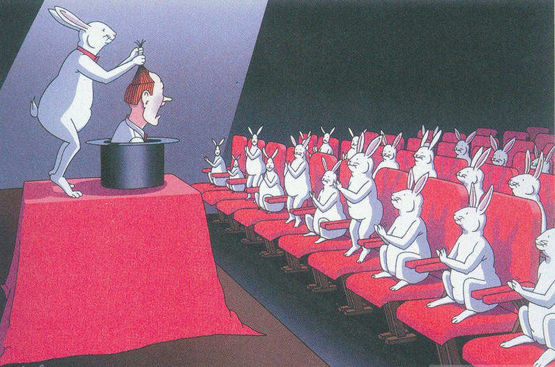 
               Meilleures images drôles  La patte de lapin. 
              