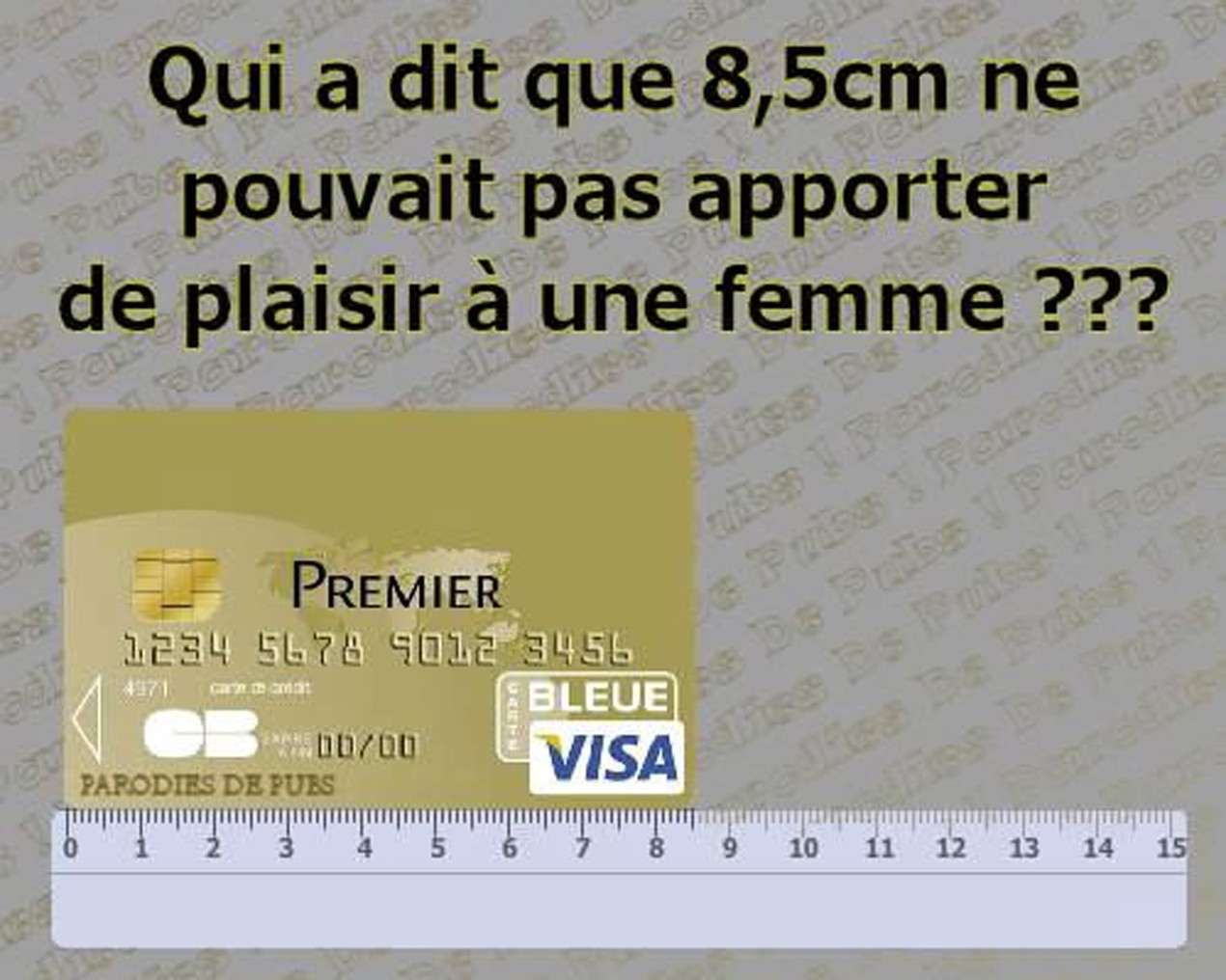 
               Meilleures image drole  8,5 cm suffisent 
              