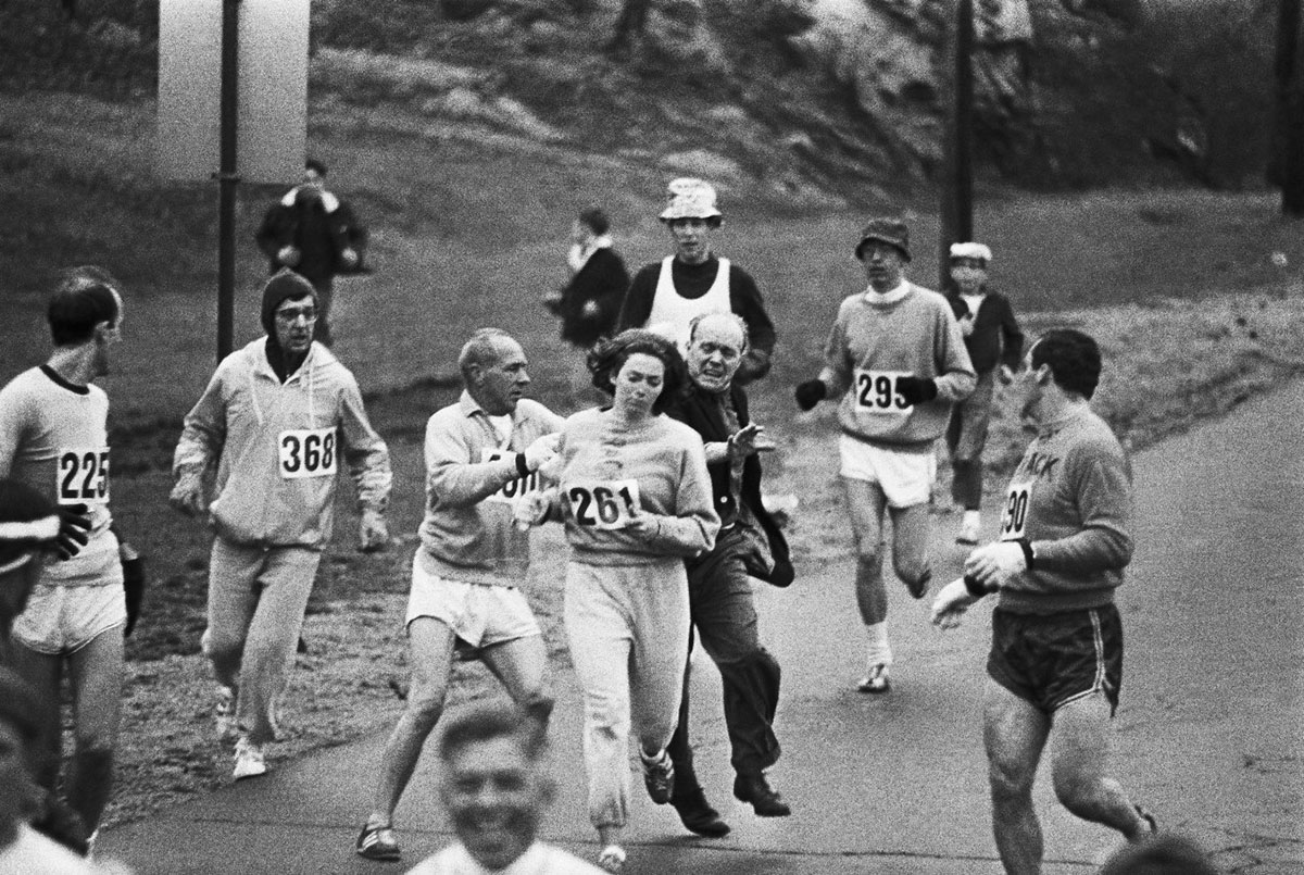 
               Meilleures image drole  Femme interdite au marathon 
              