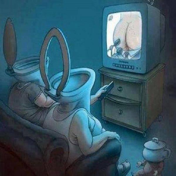  Image comique  TV de merXe? , photo blague
              