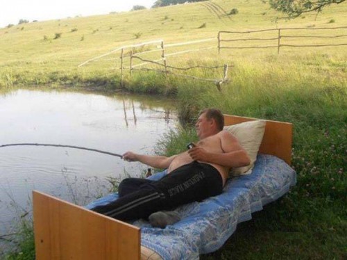 Image tordante pèche sportive ....... , photo blague