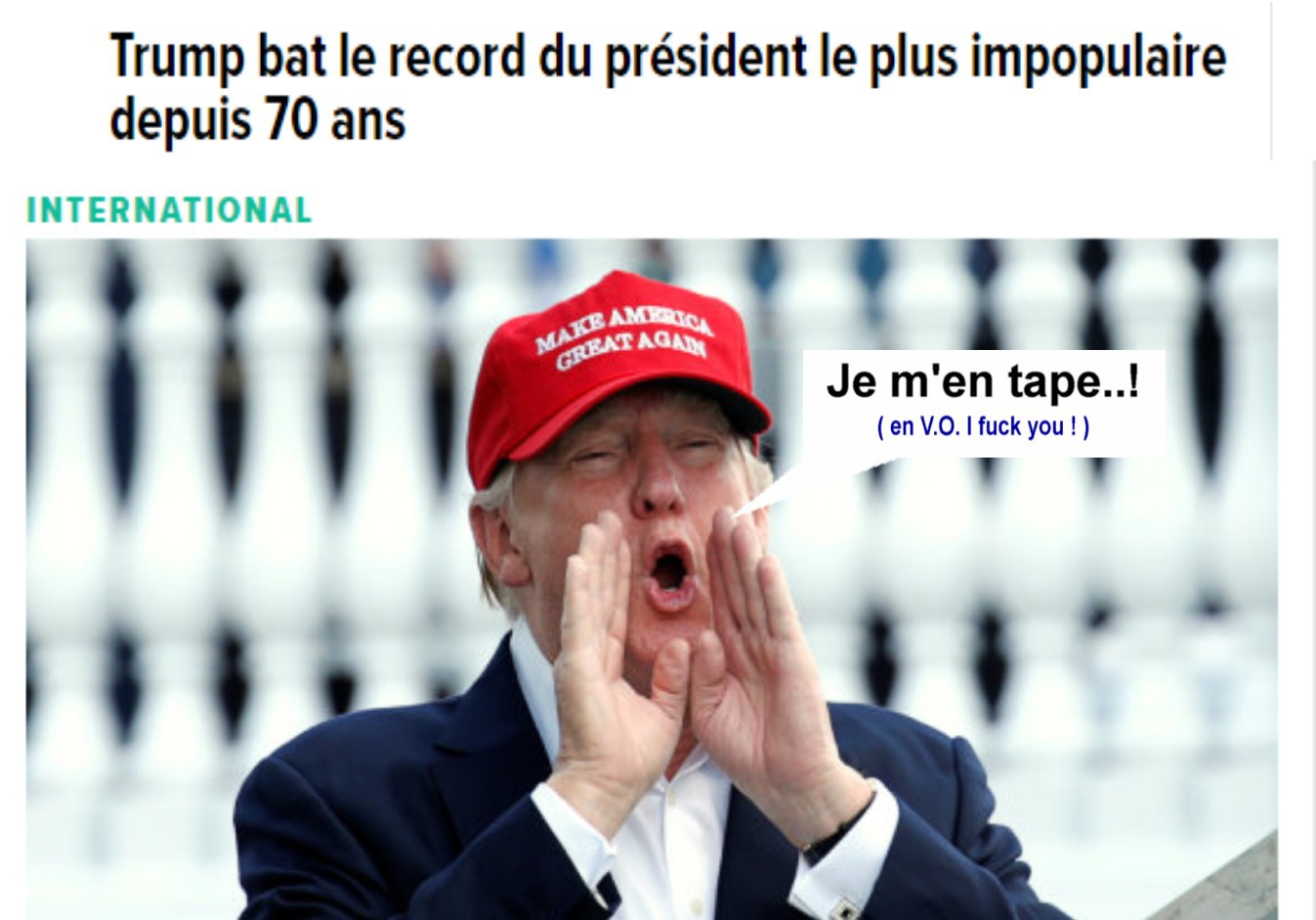 
               Meilleures images droles  ON NE PEUT PAS PLAIRE A TOUT LE MONDE 
              