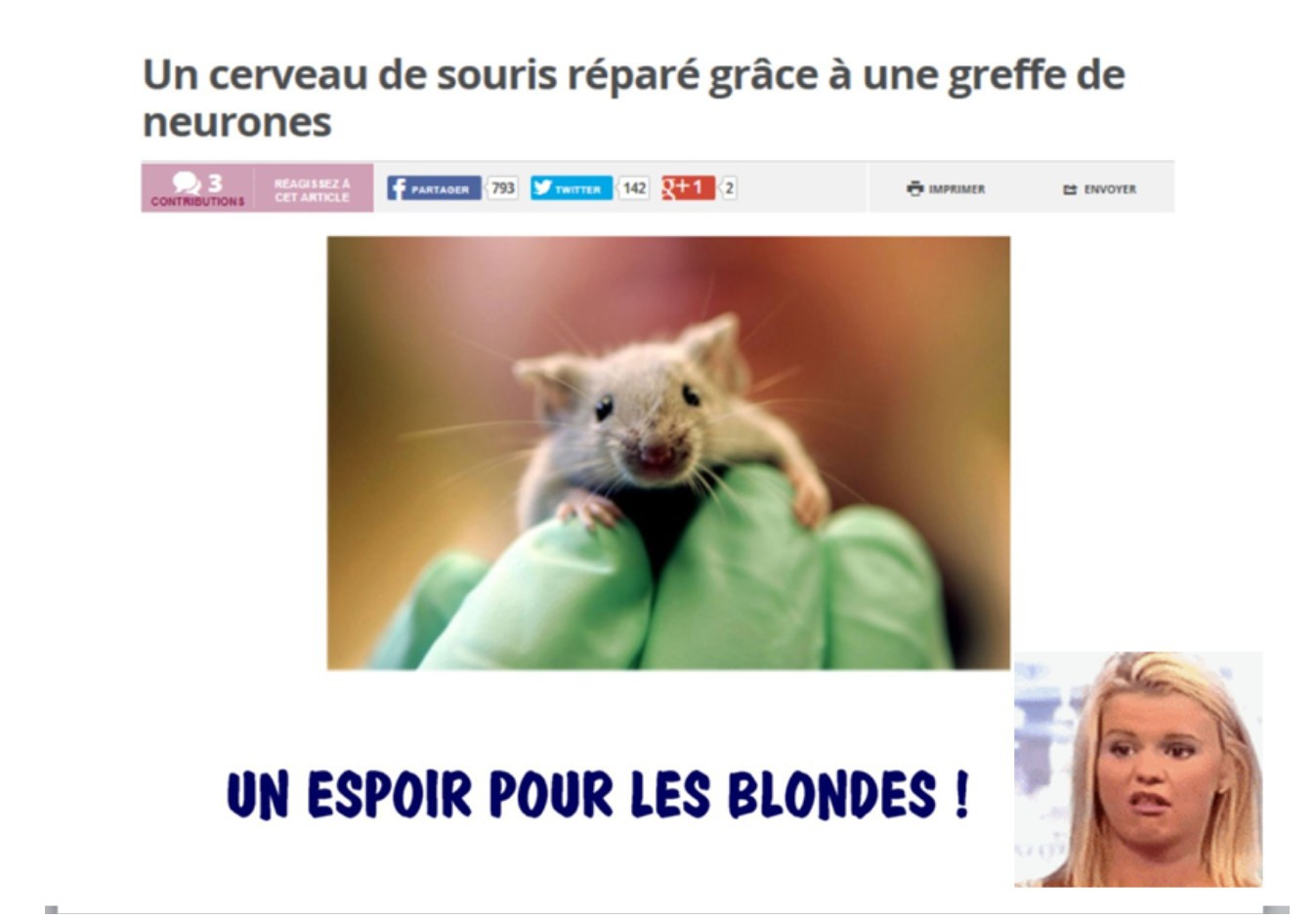 
               Meilleures image drole  BLONDE DE MARS 
              