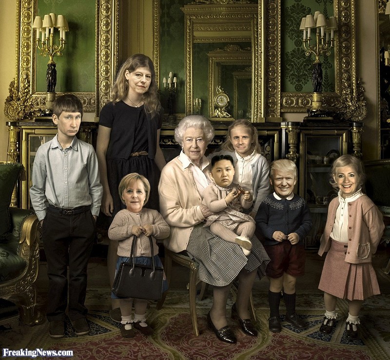  Image hilarante  PRINCES ET PRINCESSES , photo blague
              