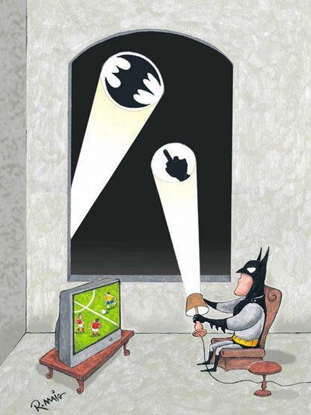 
               Meilleures image drole  -Au secours Batman ! 
              