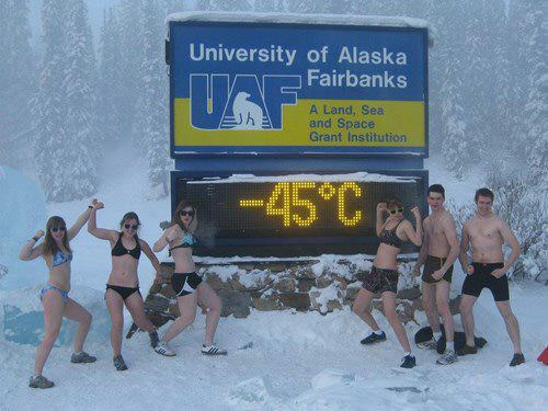  Image rigolote  Pendant ce temps, en Alaska... , photo blague
              