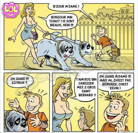 
               Meilleures images droles  BONJOUR KEVIN 
              