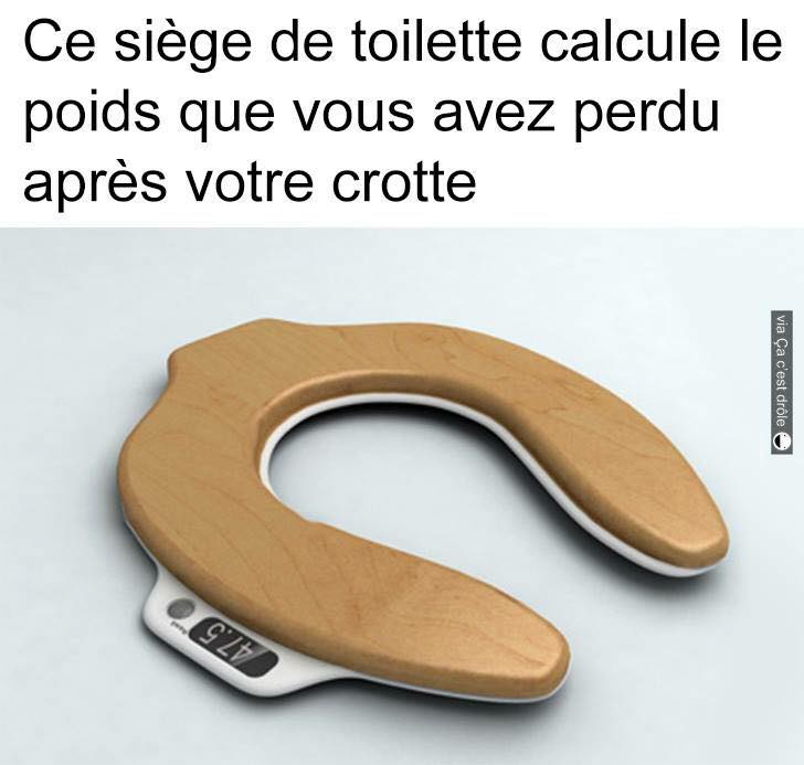 
               Meilleures image drole  Siège WC connecté 
              