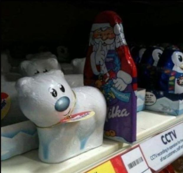 Image hilarante  Le père Noël est une ordure 
              