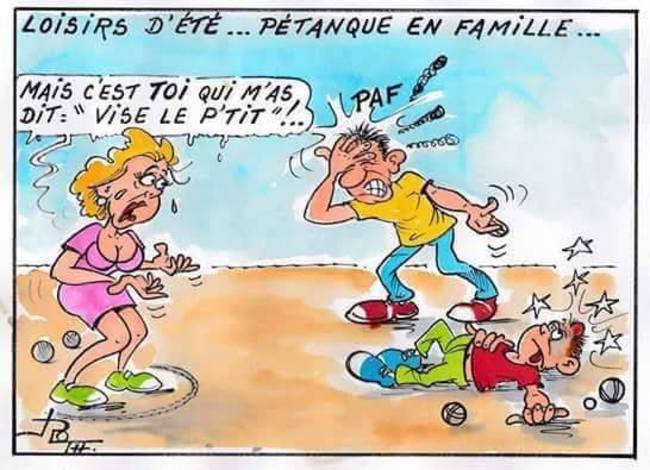 
               Meilleures image drole  Les boules, un sport détente. 
              