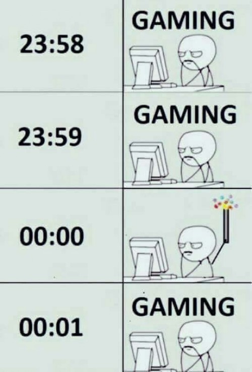 Image hilarante nouvel an de geek .......... , photo blague