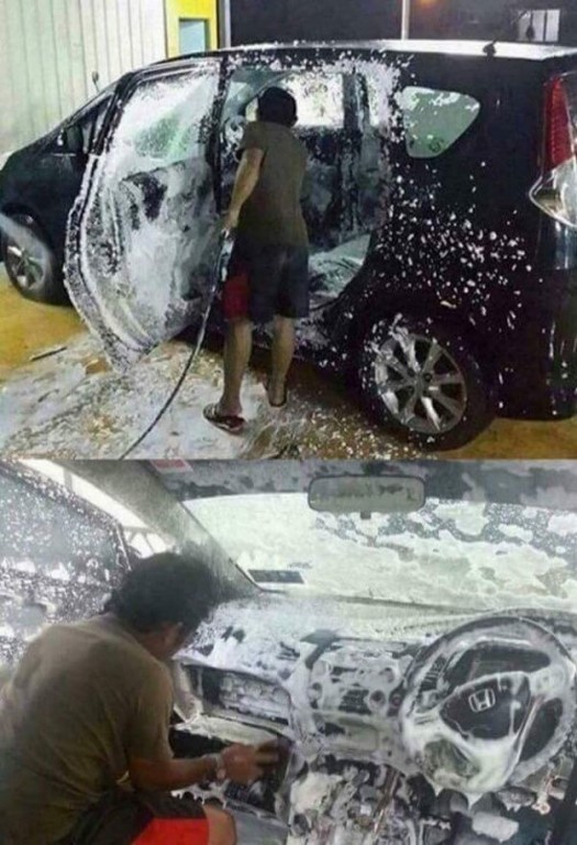 
               Meilleure image drole  Lavage complet... 
              
