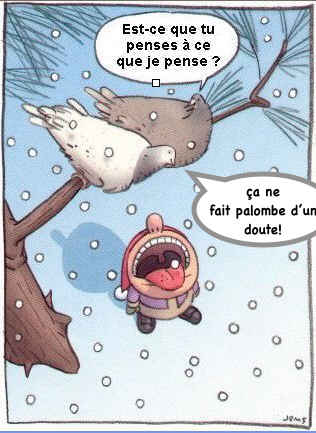  Image originale  Allez, flocons rigole! , photo blague
              