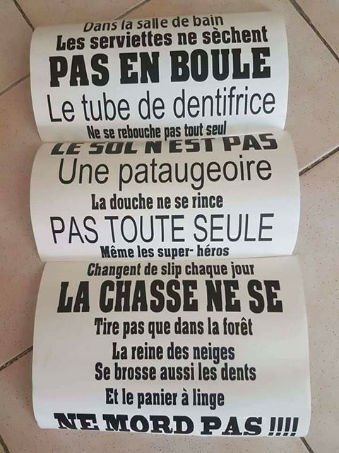 
               Meilleures image drole  quelques consignes écrites 
              