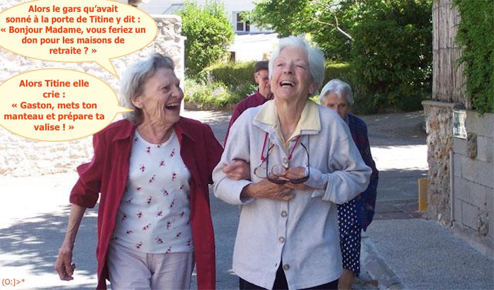 
               Meilleures images drôles  L'humour n'a pas d'âge... 
              