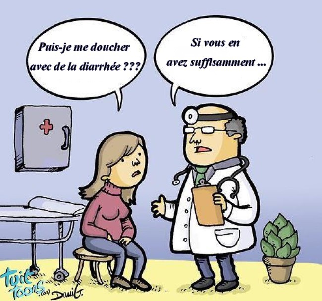  Image drôle  Docteur, écoutez- moi... 
              