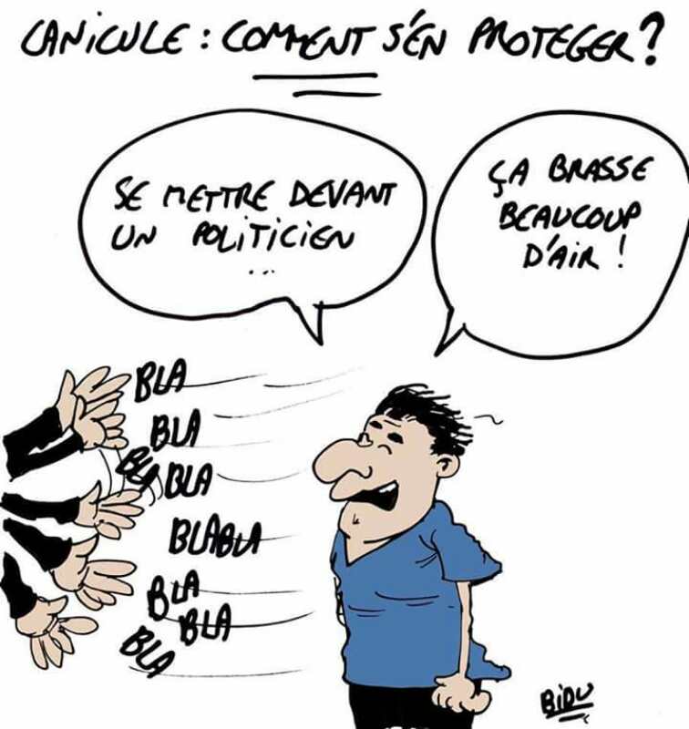 Image amusante Protégez vous de la canicule , photo blague